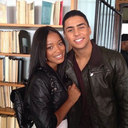 Keke Palmer with her ex-boyfriend Quincy Brown